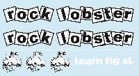 Rock Lobster SET 2-Bicycle Decals