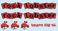 Rock Lobster SET 3-Bicycle Decals