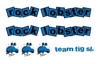Rock Lobster SET 4-Bicycle Decals