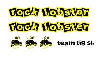 Rock Lobster SET 5-Bicycle Decals
