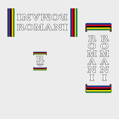 Romani Bicycle Decals / Stickers