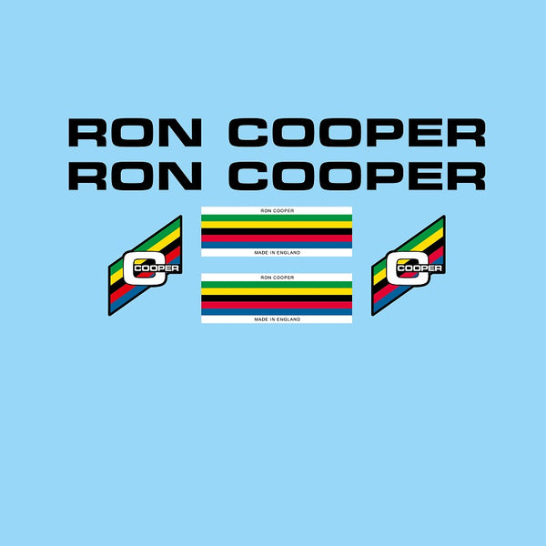 Ron Cooper SET 4-Bicycle Decals
