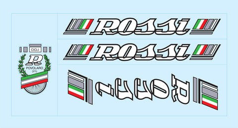 Rossi Bicycle Decals / Stickers