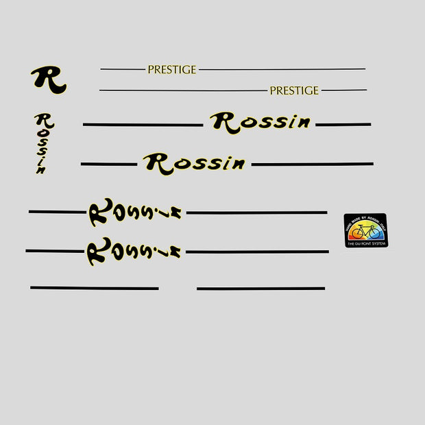 Rossin Set 102-Bicycle Decals