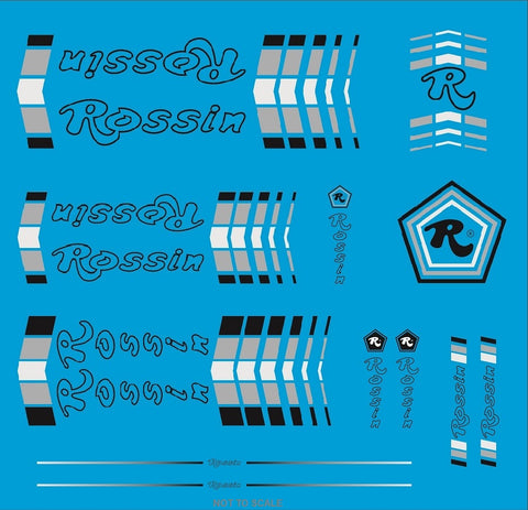 Rossin Bicycle Decals / Stickers