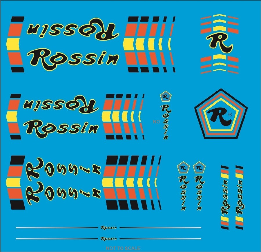 Rossin Set 2-Bicycle Decals