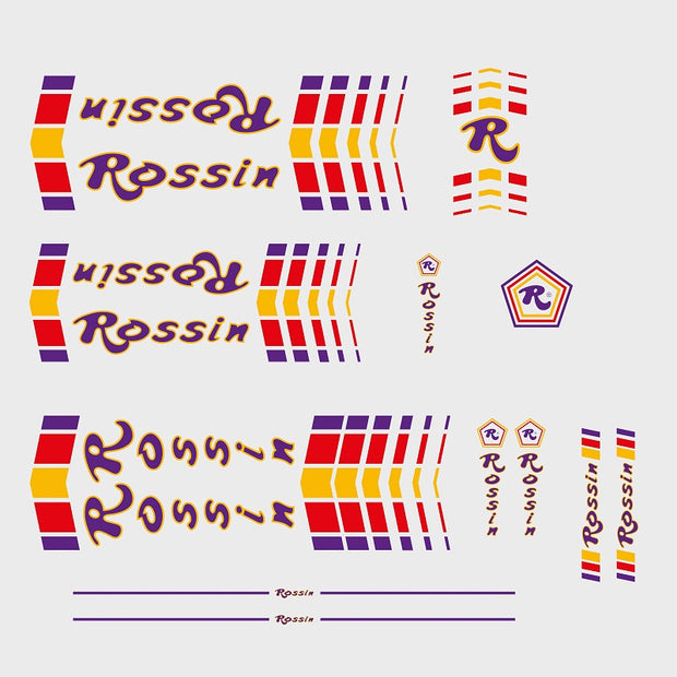Rossin Set 52-Bicycle Decals