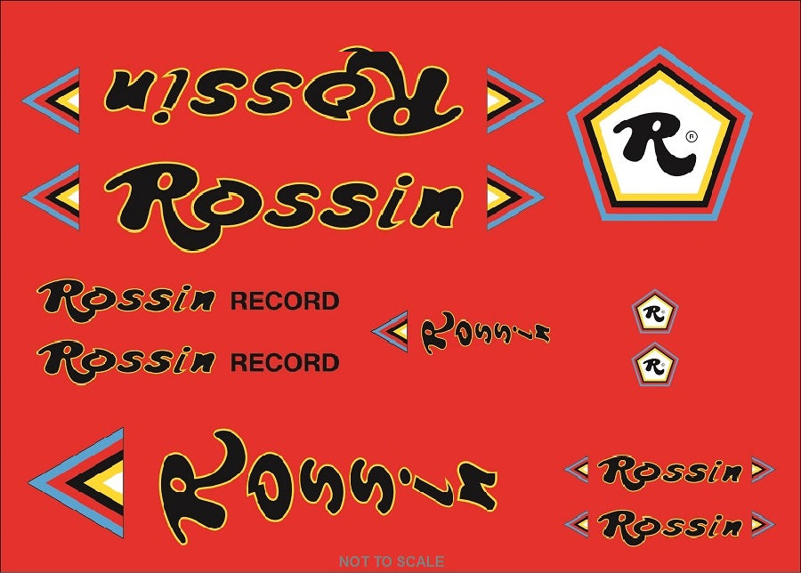 Rossin Set 6-Bicycle Decals