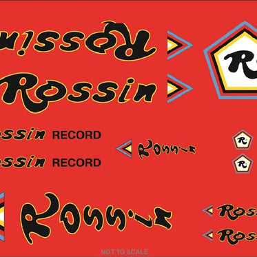 Rossin Set 6-Bicycle Decals