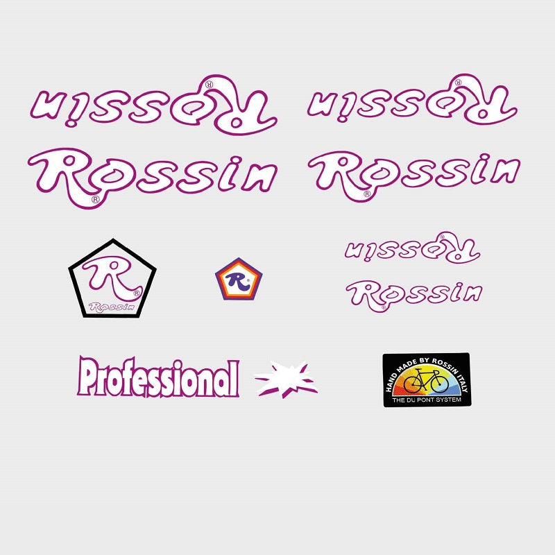 Rossin Set 910-Bicycle Decals