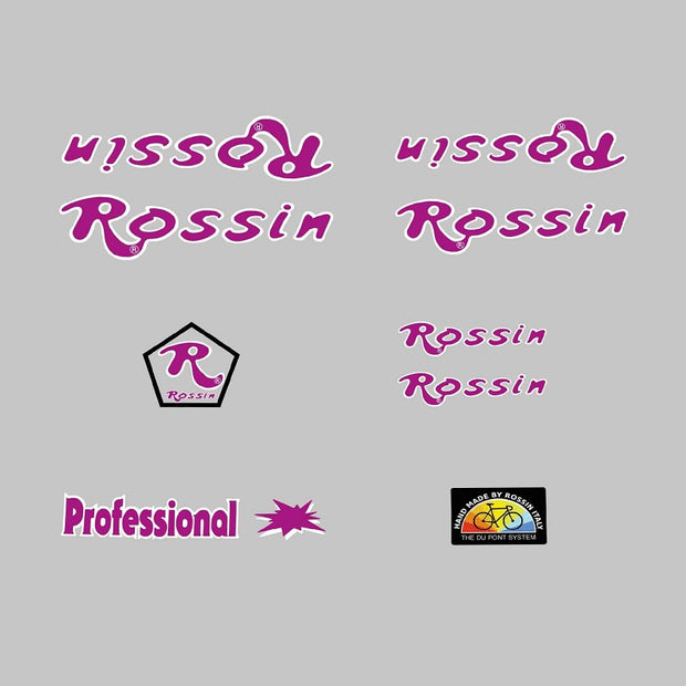Rossin Set 912-Bicycle Decals