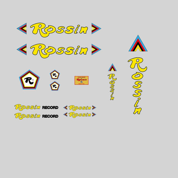 Rossin Set 9-Bicycle Decals