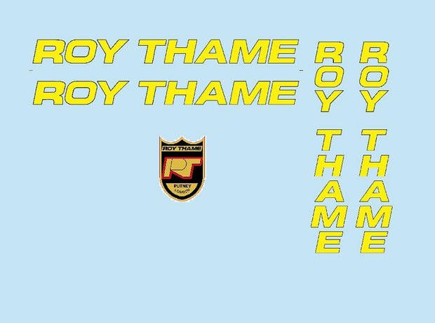 RoyThame Set 2-Bicycle Decals