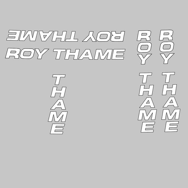 RoyThame Set 5-Bicycle Decals