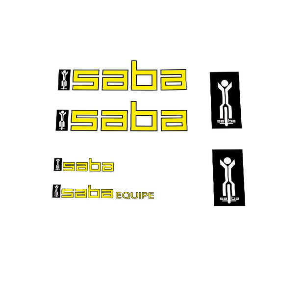 Saba 10-Bicycle Decals