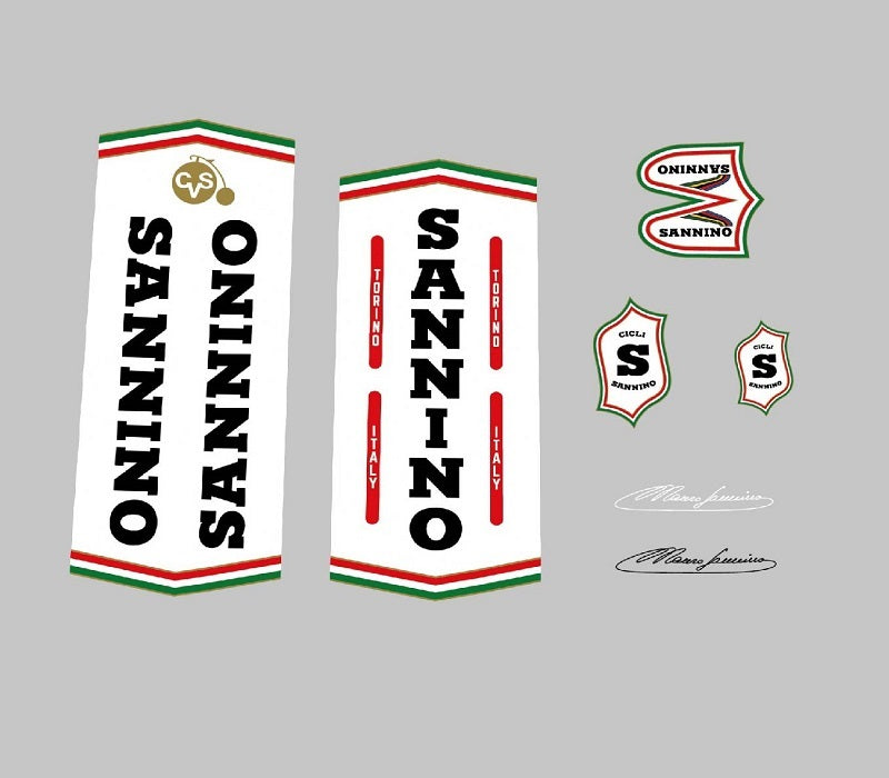 Sannino Set 100-Bicycle Decals