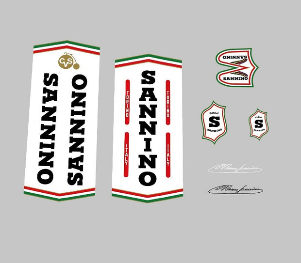 Sannino Set 100-Bicycle Decals