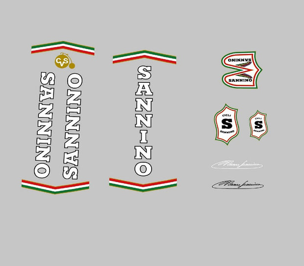 Sannino Set 110-Bicycle Decals