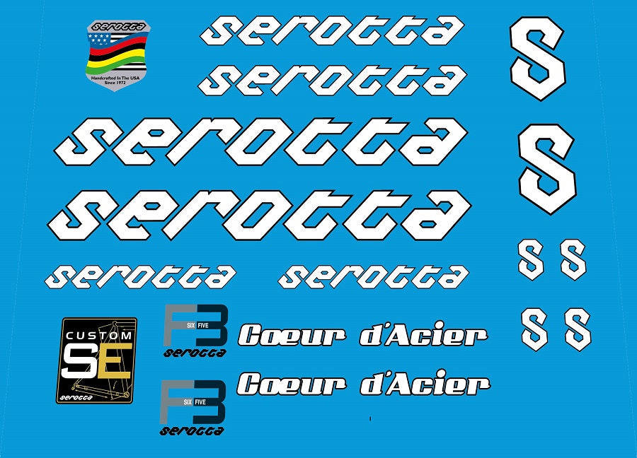 Serotta Set 1-Bicycle Decals