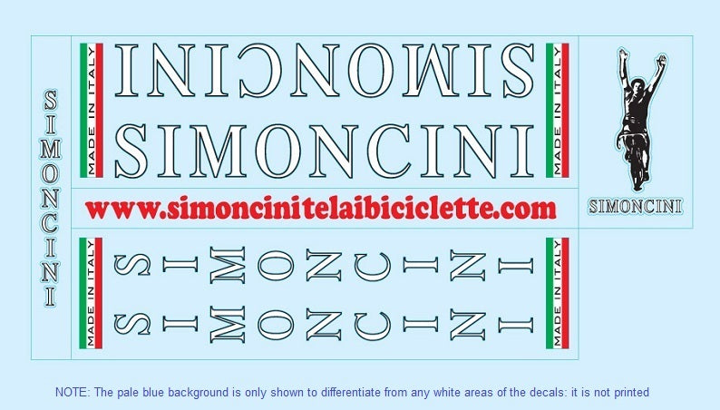 Simoncini SET 1-Bicycle Decals