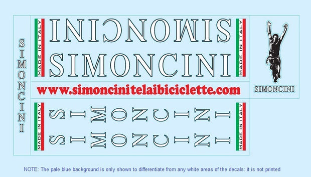 Simoncini SET 1-Bicycle Decals