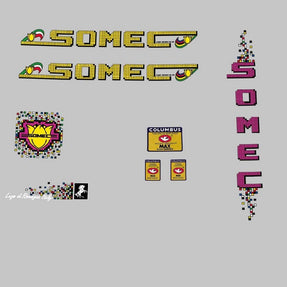Somec SET 104-Bicycle Decals