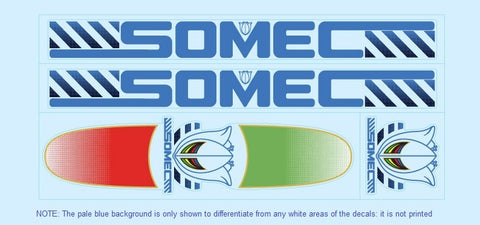 Somec Bicycle Decals / Stickers