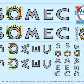 Somec SET 3-Bicycle Decals