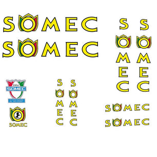 Somec SET 5-Bicycle Decals
