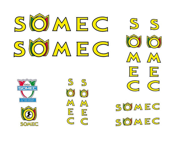 Somec SET 5-Bicycle Decals