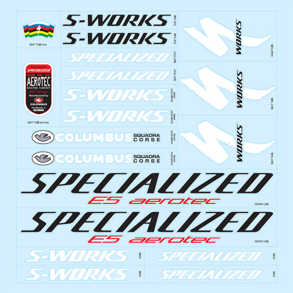 Specialized Set 3-Bicycle Decals