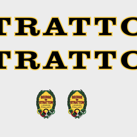 Stratton Set 50-Bicycle Decals