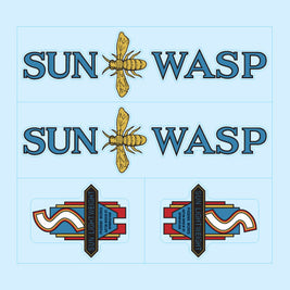 Sun SET 2-Bicycle Decals