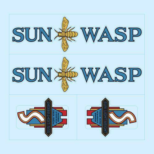 Sun SET 2-Bicycle Decals