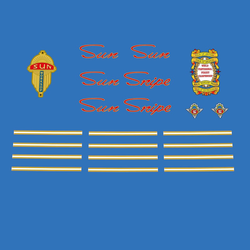 Sun SET 20-Bicycle Decals