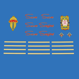 Sun SET 20-Bicycle Decals