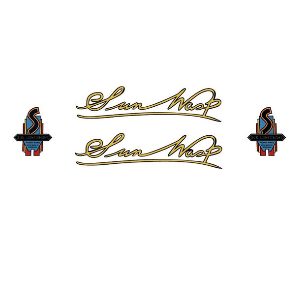 Sun SET 3-Bicycle Decals