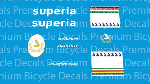 Superia Bicycle Decals / Stickers