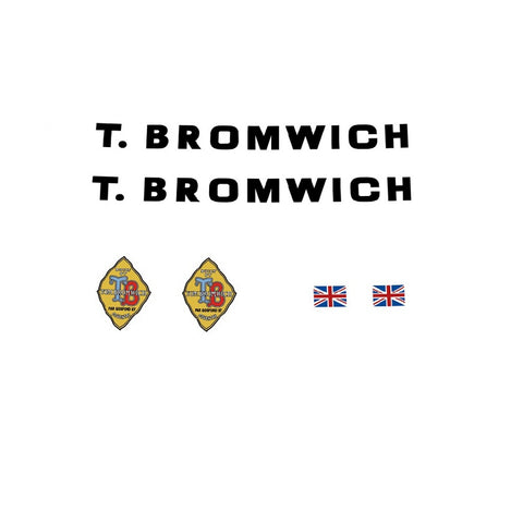 Tom Bromwich Bicycle Transfers / Decals / Stickers