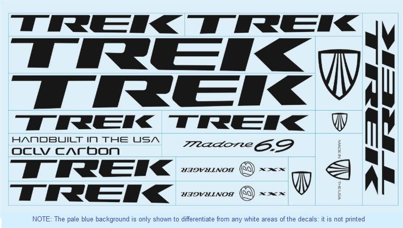 Trek SET 1-Bicycle Decals