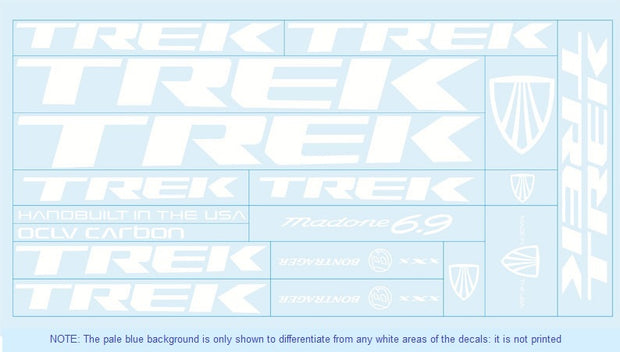 Trek SET 2-Bicycle Decals