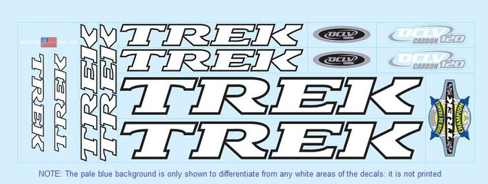 Trek SET 3-Bicycle Decals