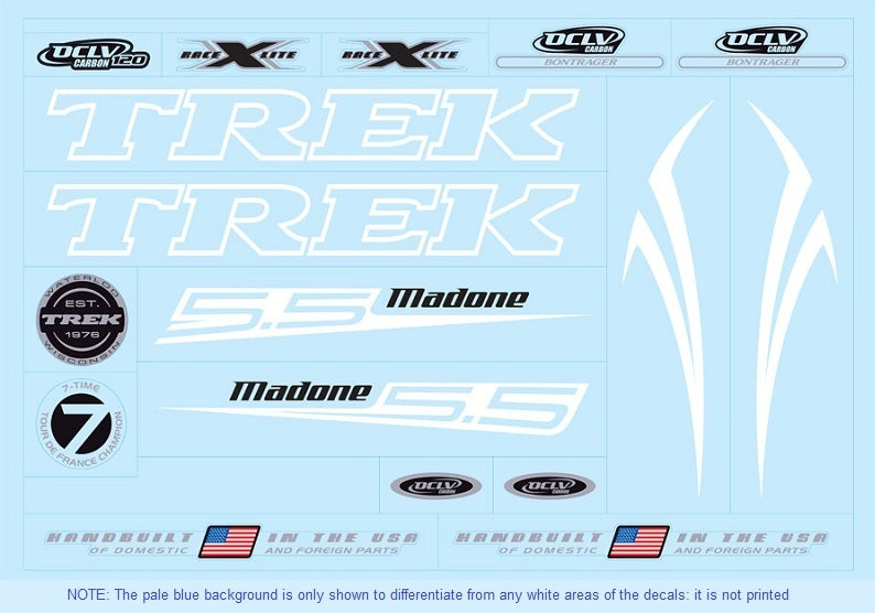 Trek SET 5-Bicycle Decals
