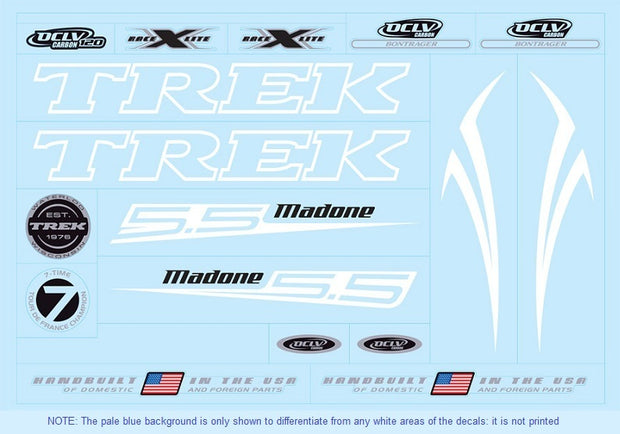 Trek SET 5-Bicycle Decals