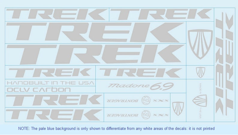 Trek Nbc Sticker Trek Bicycle Decals / Stickers