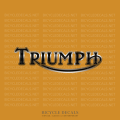 Triumph cheap bicycle decals