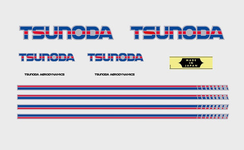 Tsunoda Bicycle Decals / Stickers