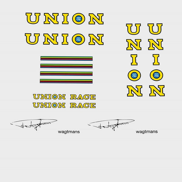 Union Set 775-Bicycle Decals
