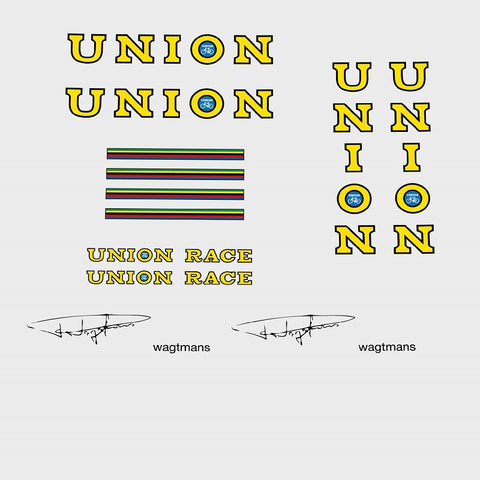 Union Bicycle Decals / Stickers