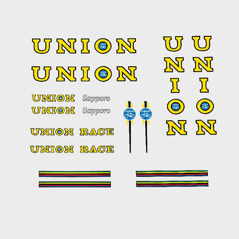 Union Bicycle Decals / Stickers